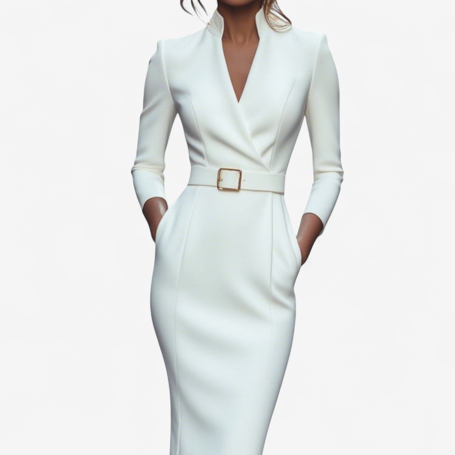 Madyx™ Elegante abito con cintura