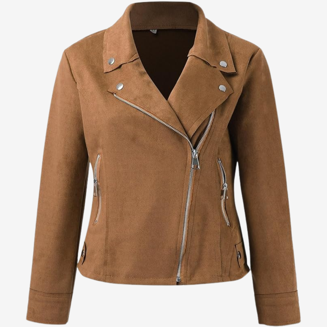 Adoria™ Elegante giacca in pelle