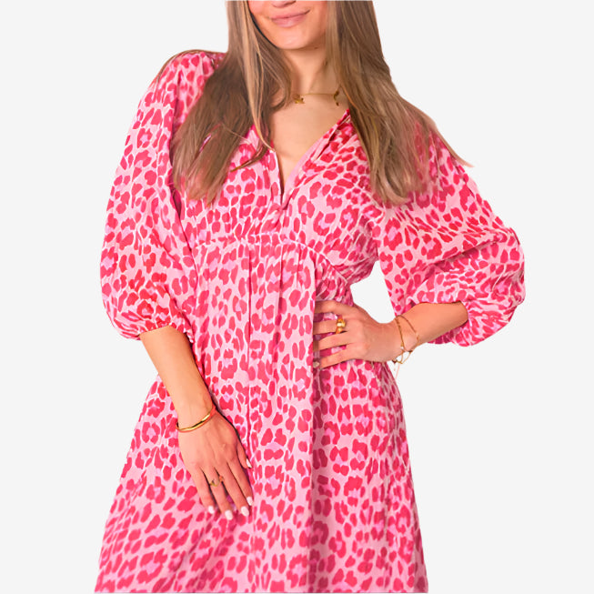 Rosetta™ Abito con stampa leopardata