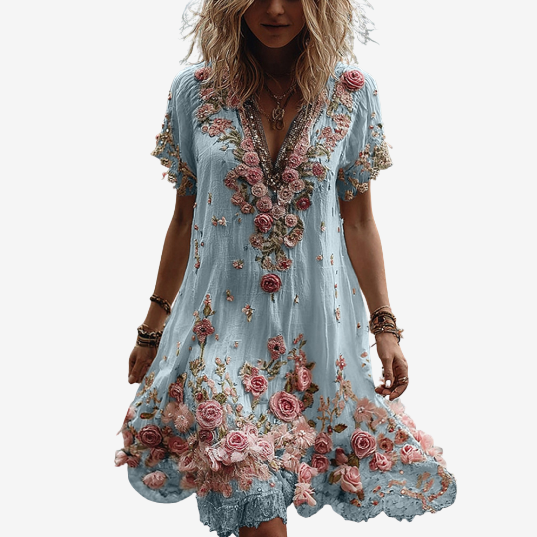 Olieva™ Midi Courte Florale