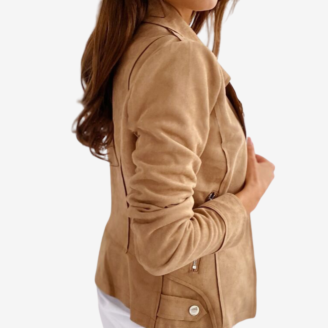 Adoria™ Elegante giacca in pelle