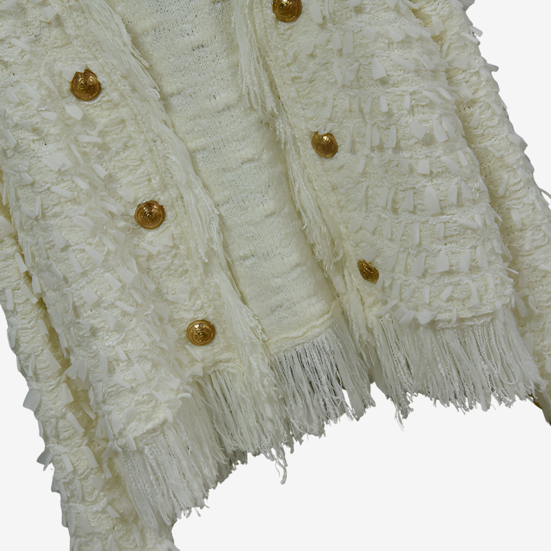 Maryvonne™ Giacca con frange chic