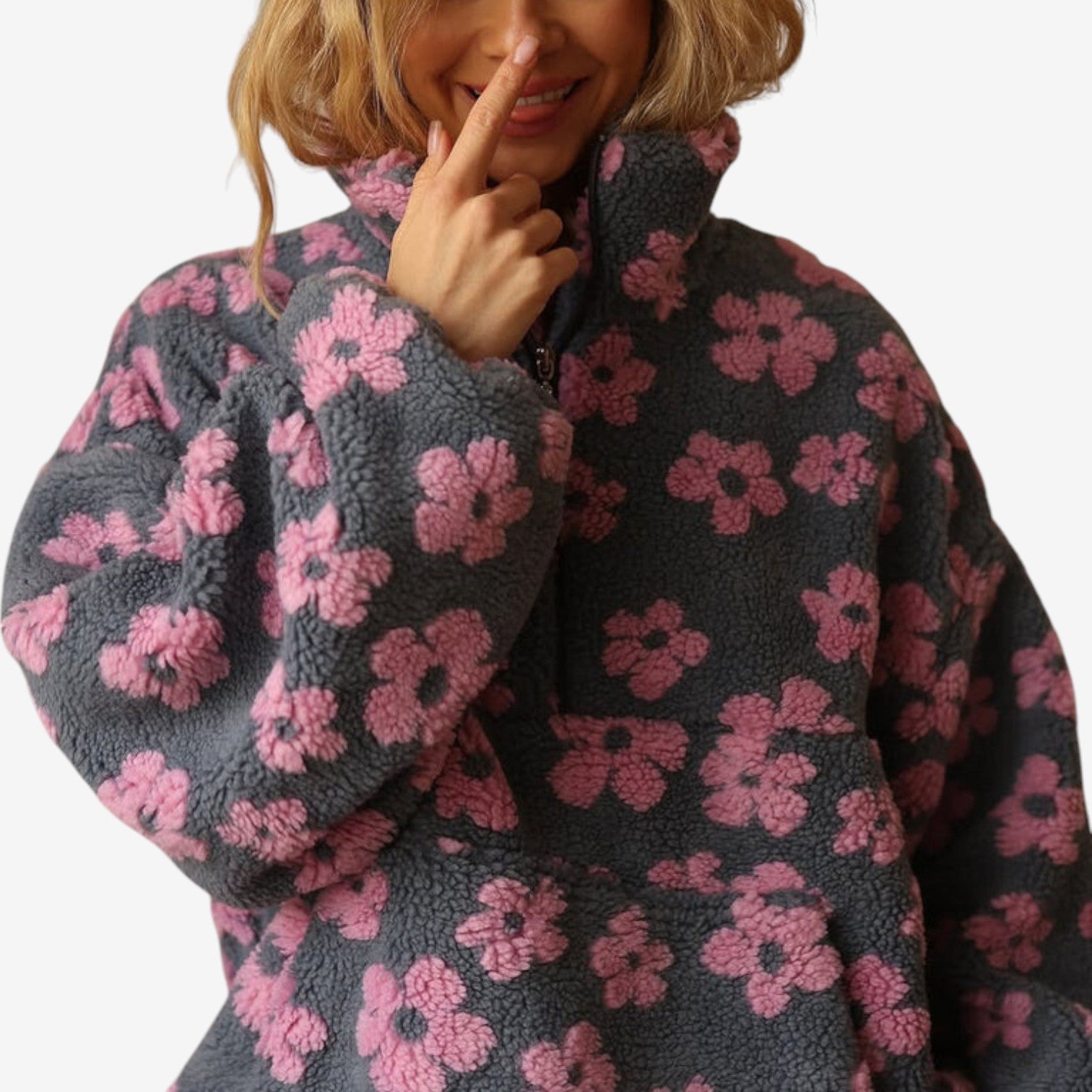 Emmanuelle™ Maglione in pile floreale