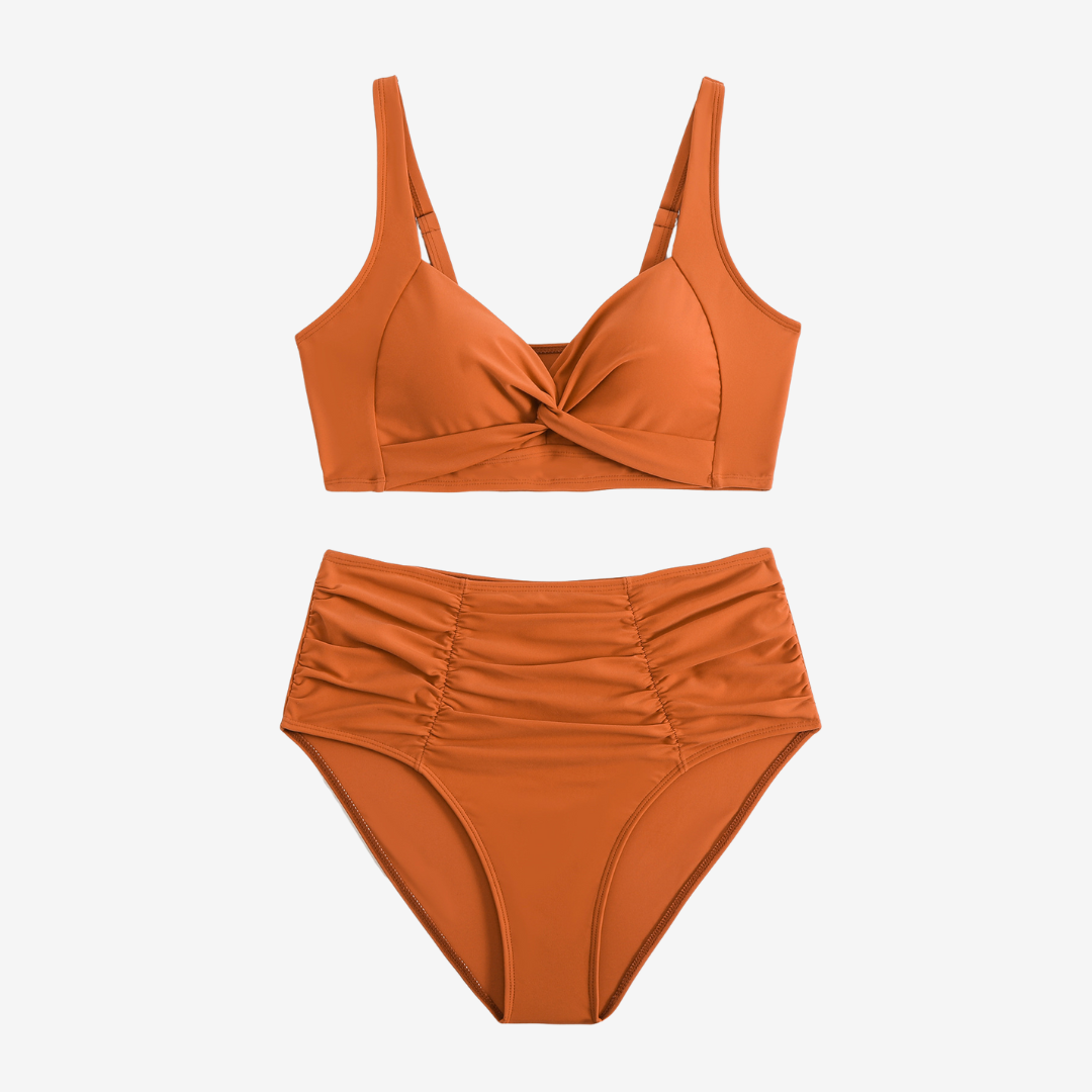 Tiphany™ Bikini con scollo a V intrecciato