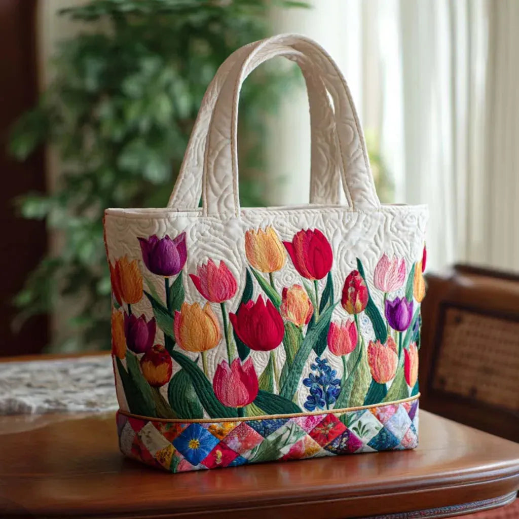 Sunshine™ Borsa tote trapuntata