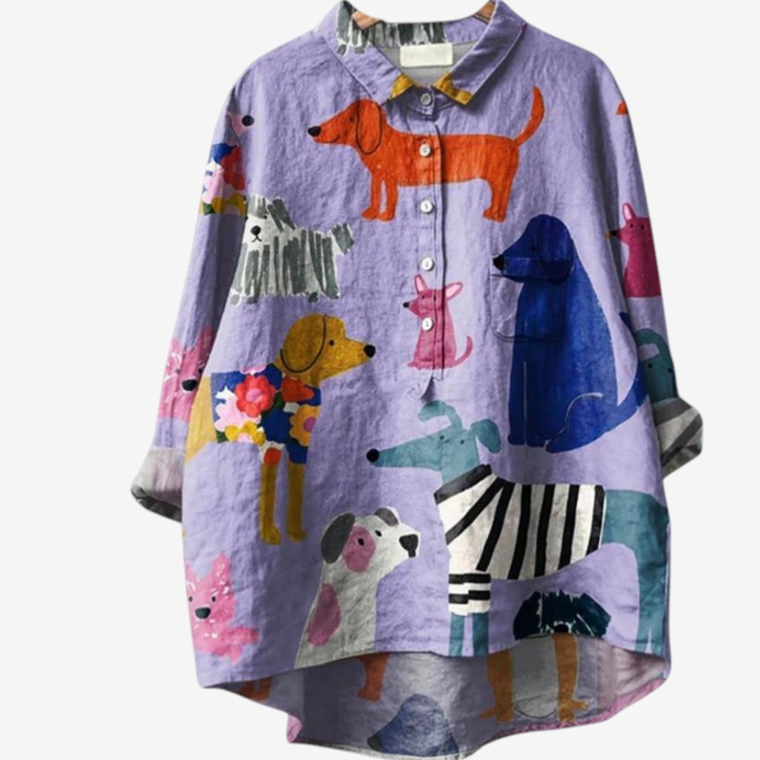 Félicie™ Camicia con stampa animalier
