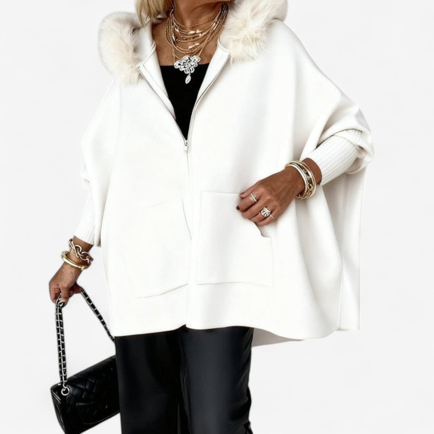 Sophie™ Cappotto in pelliccia sintetica