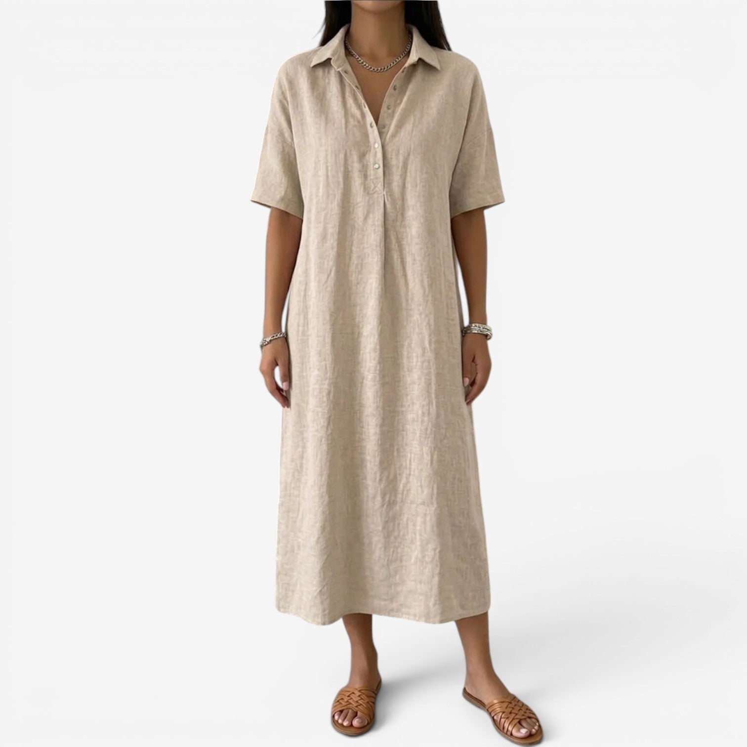 Kate™ Abito chemisier in lino
