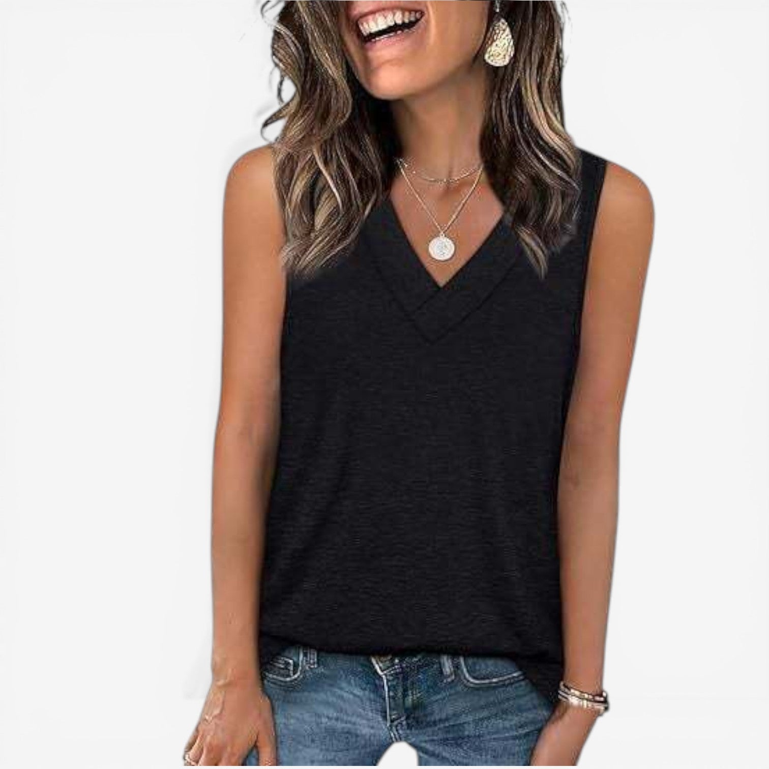 Bria™ Canotta con scollo a V