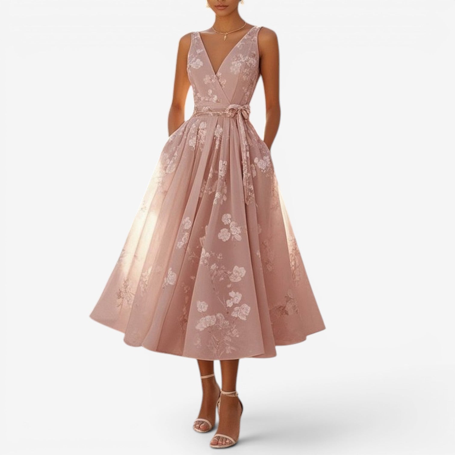Amelia™ Abito midi a fiori