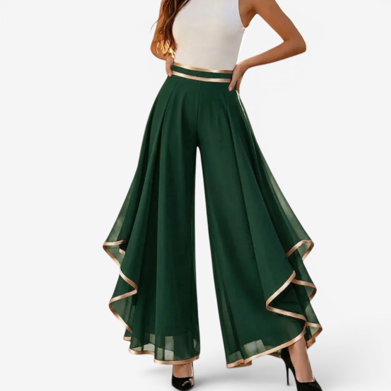 Ionna™ Pantaloni palazzo in chiffon