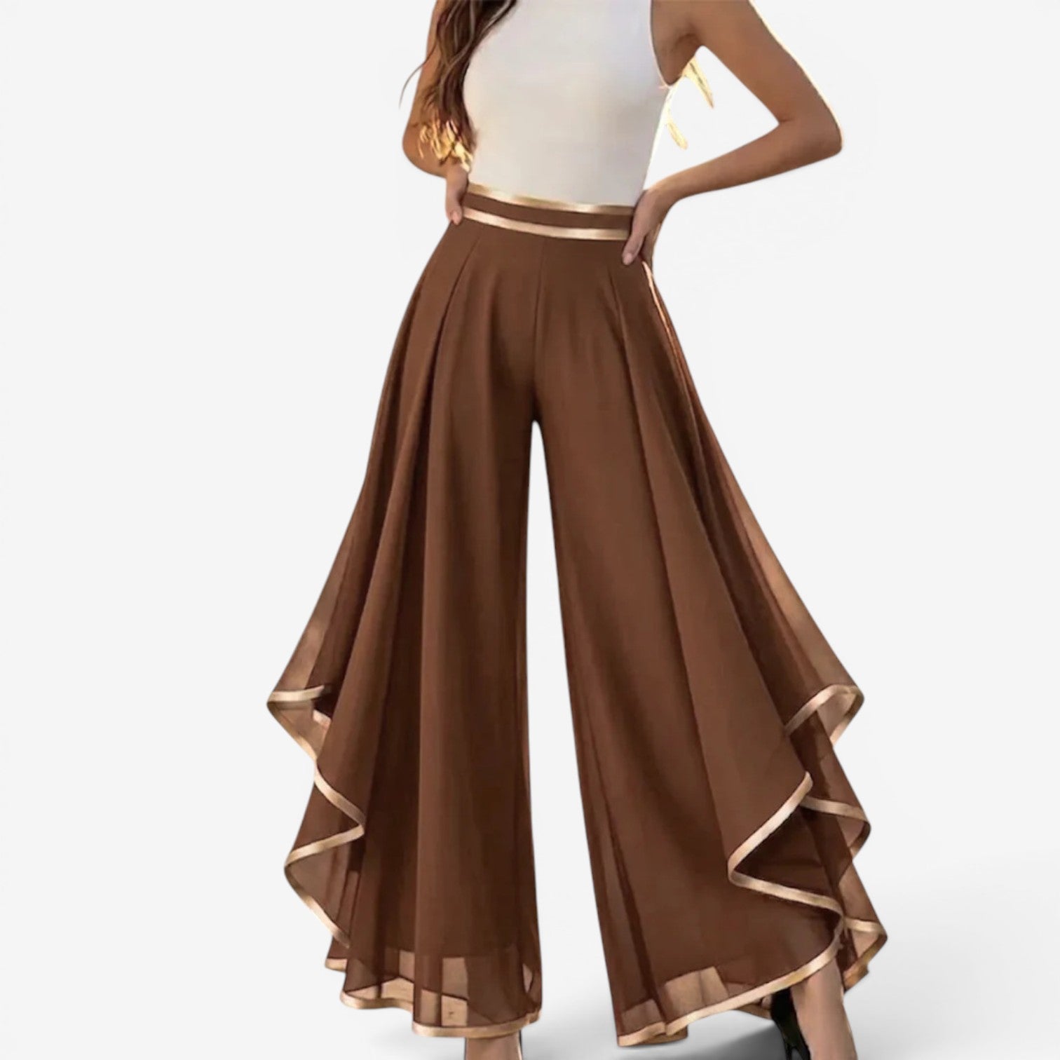 Ionna™ Pantaloni palazzo in chiffon