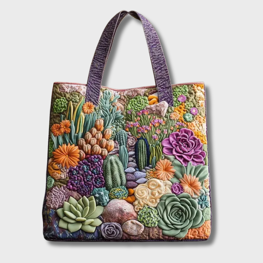 Flowie™ Borsa tote trapuntata