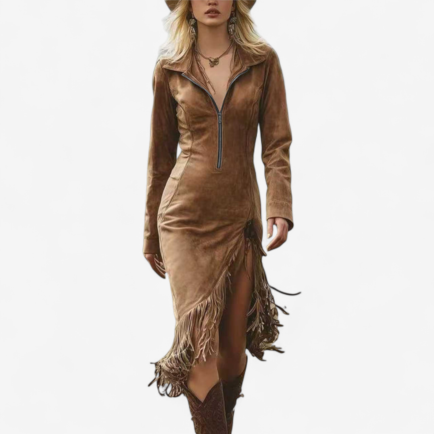 Ginette™ Elegante abito autunnale