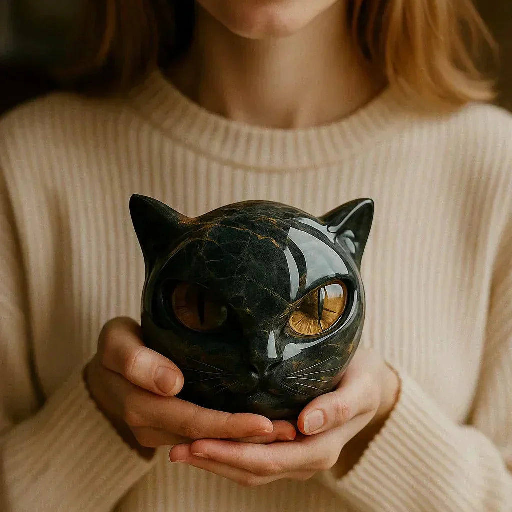 Jade™ Scultura felina