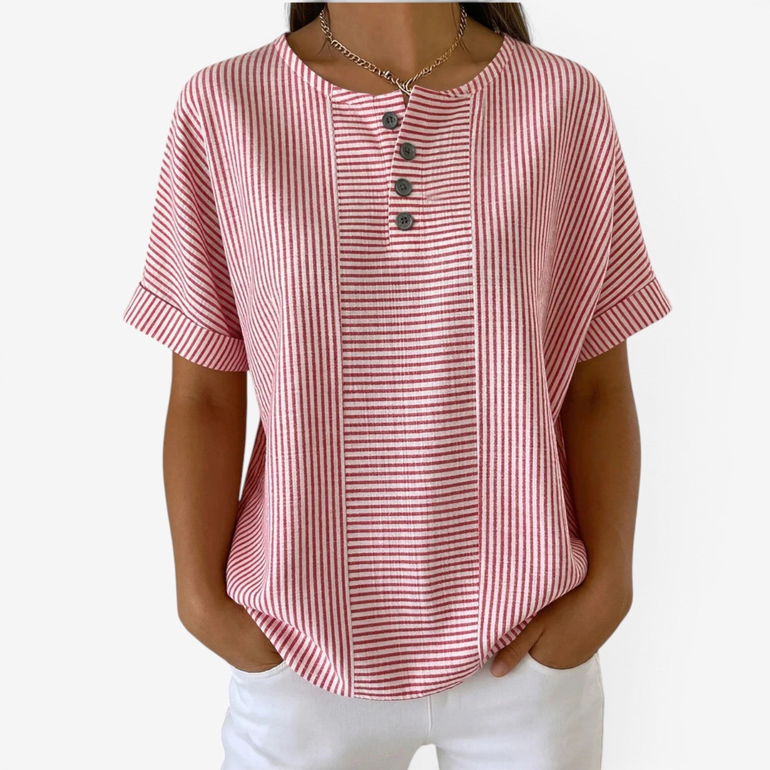 Danica™ Camicetta casual a righe