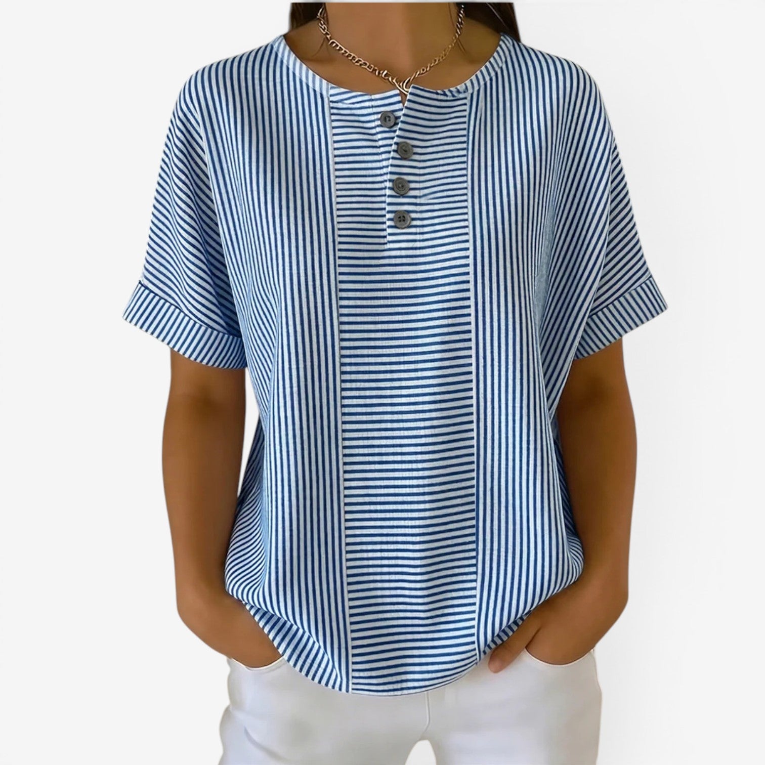 Danica™ Camicetta casual a righe