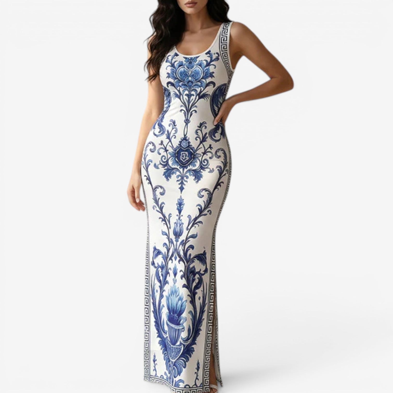 Kylie™ Maxidress a colonna