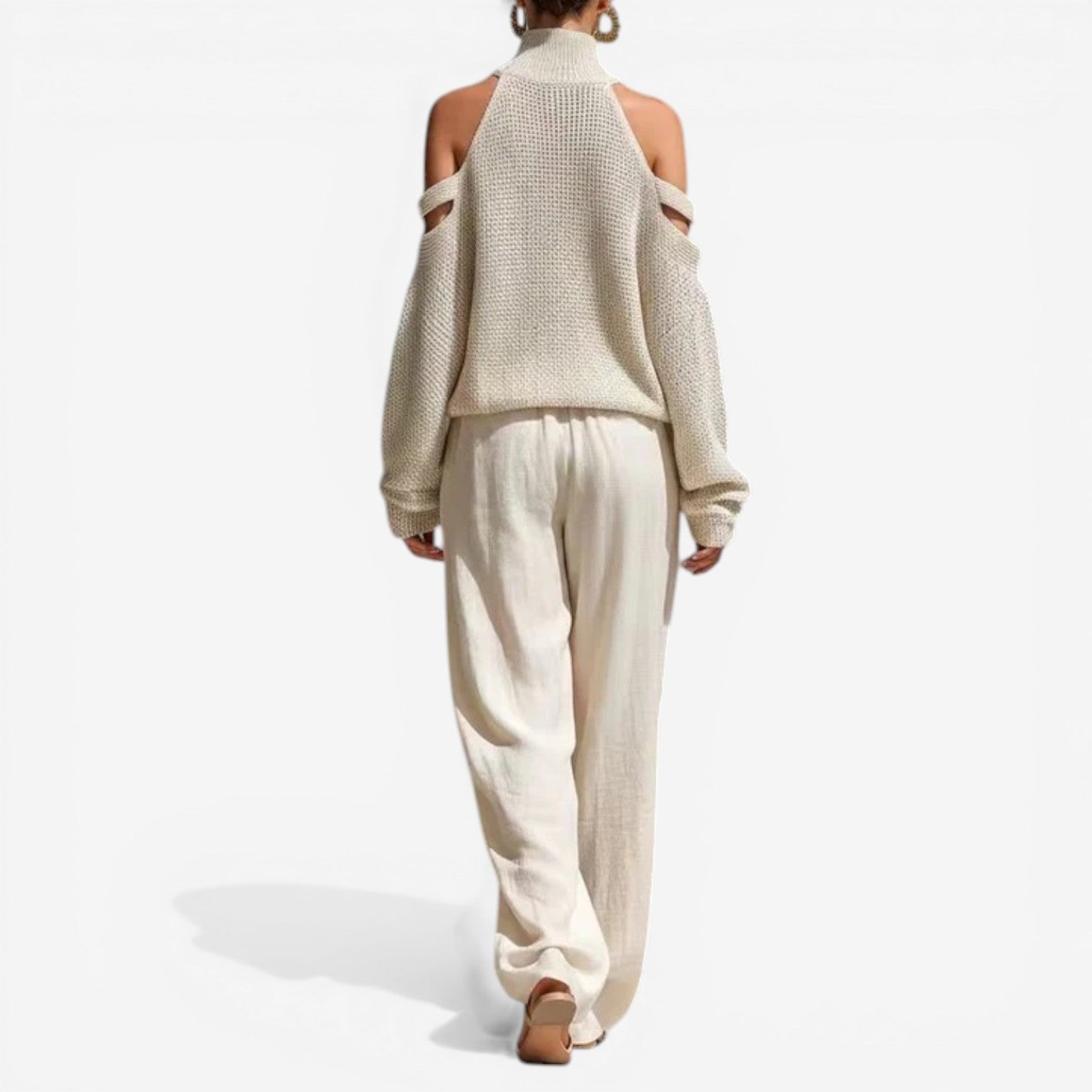 Neri™ Maglia morbida cut-out