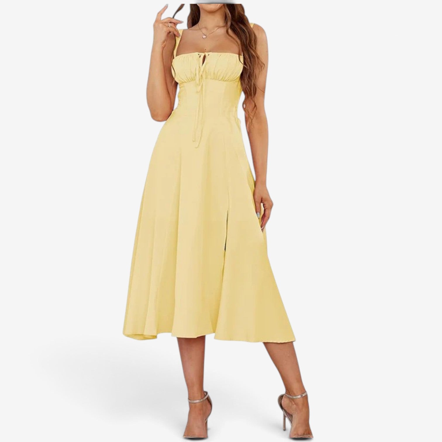 Rossa™ Abito midi a bretelline