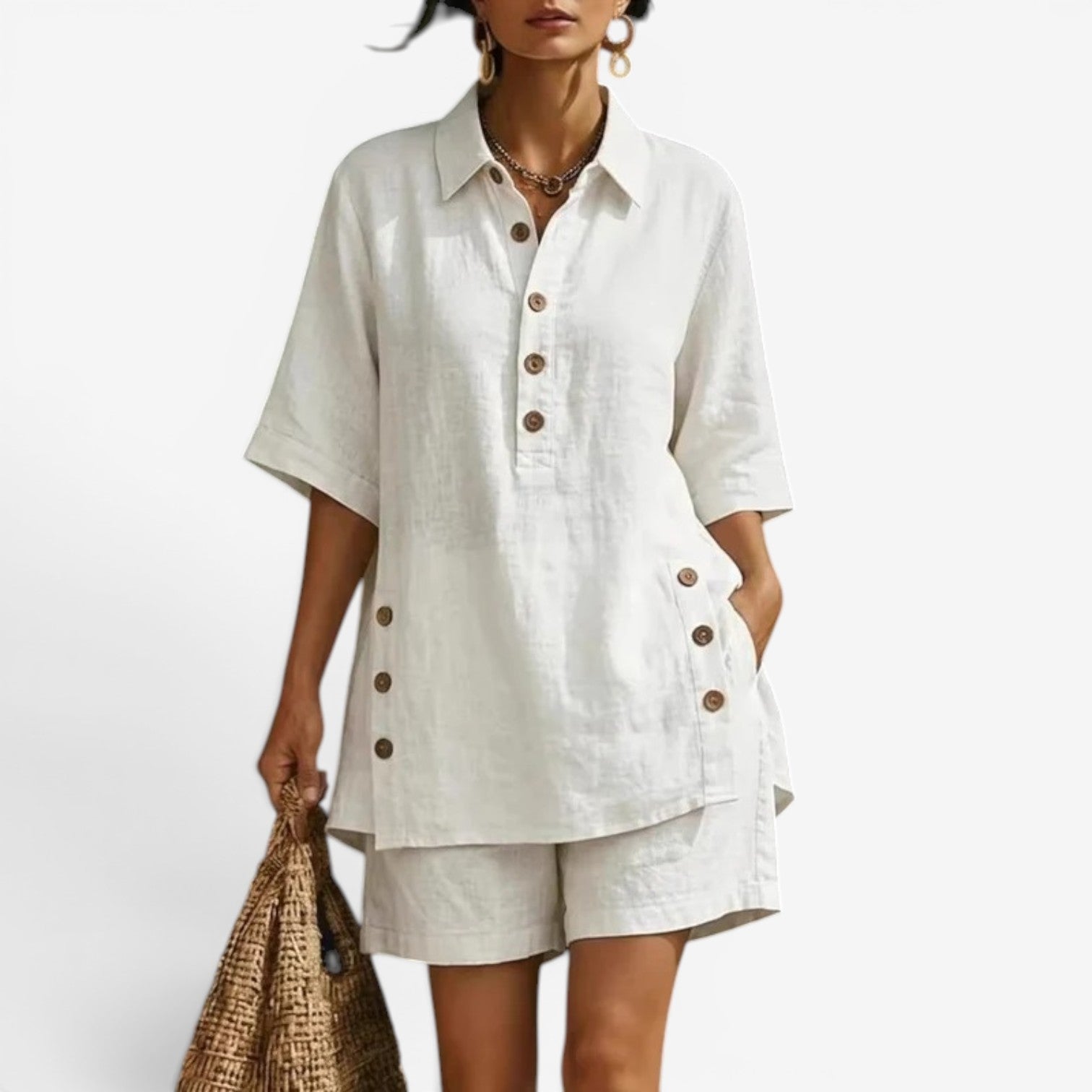 Thalia™ Completo camicia e pantaloncini