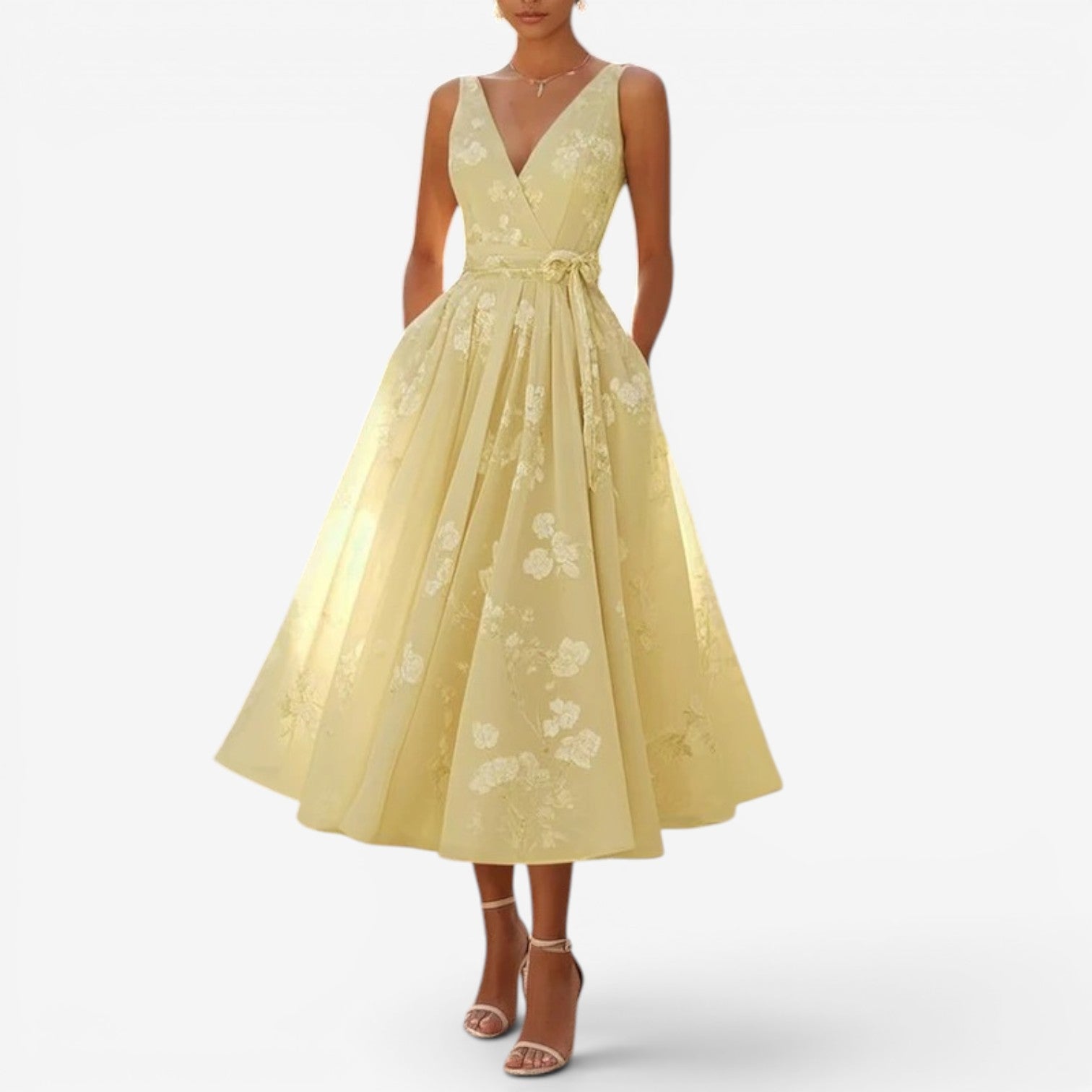 Amelia™ Abito midi a fiori
