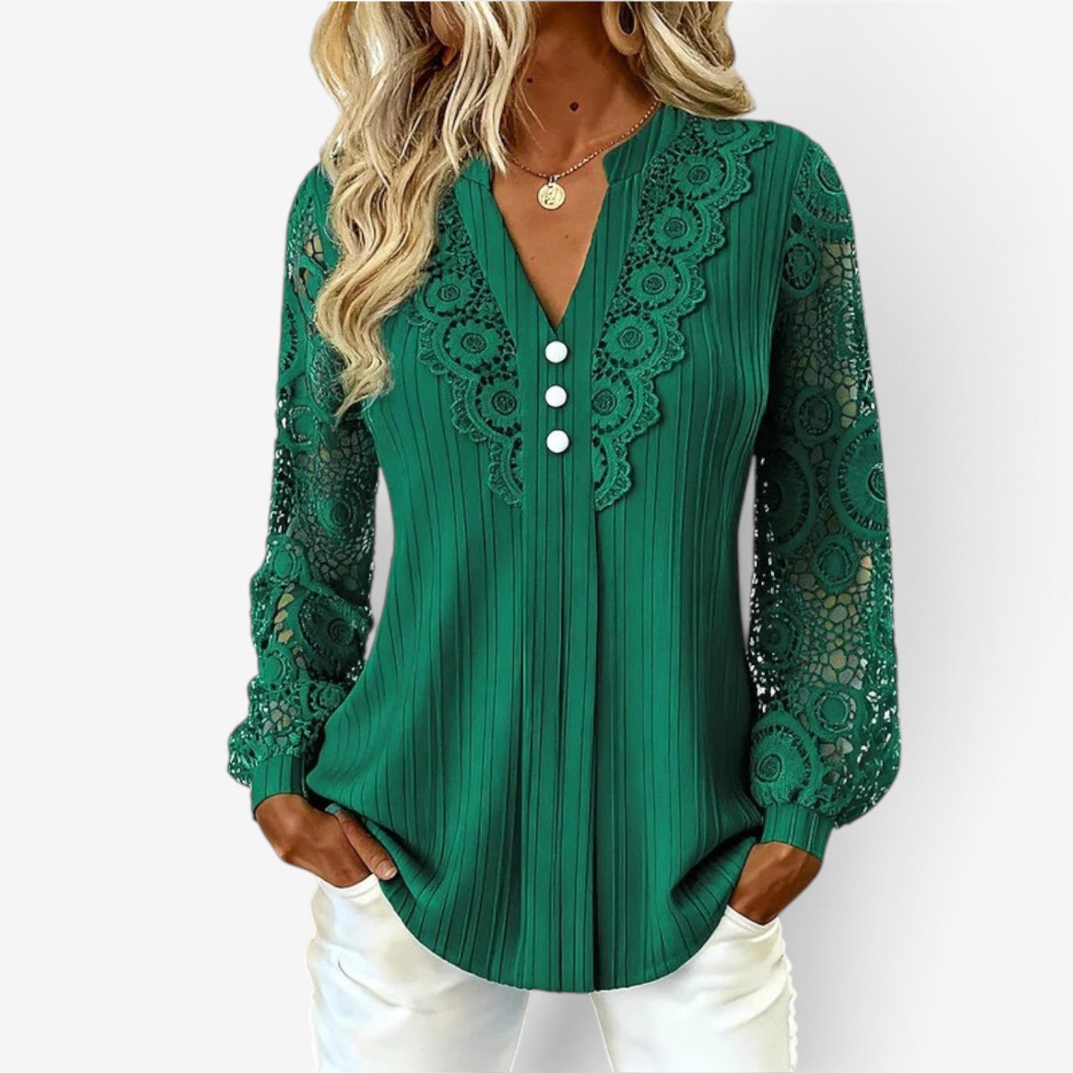Rhea™ Blusa a maniche lunghe