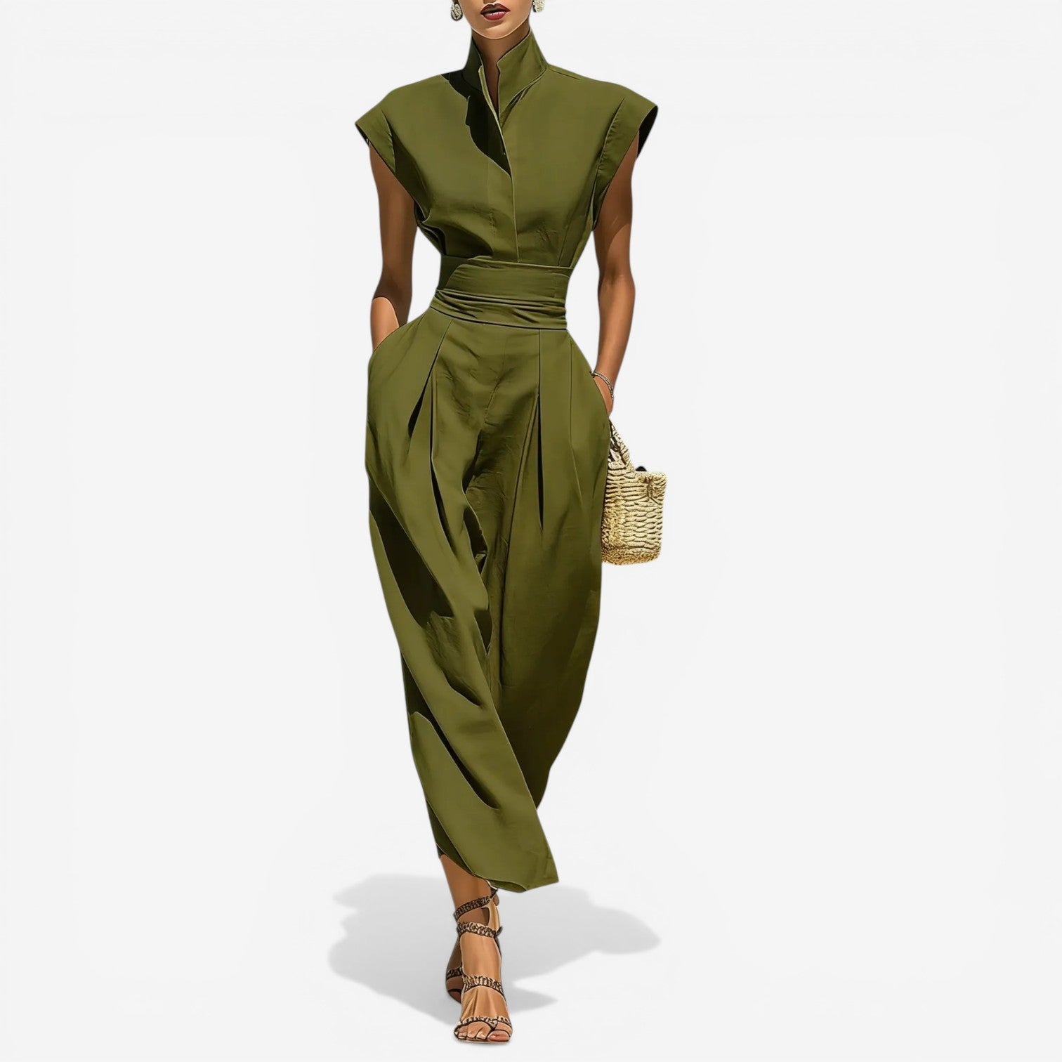 Addison™ Jumpsuit con collo alto