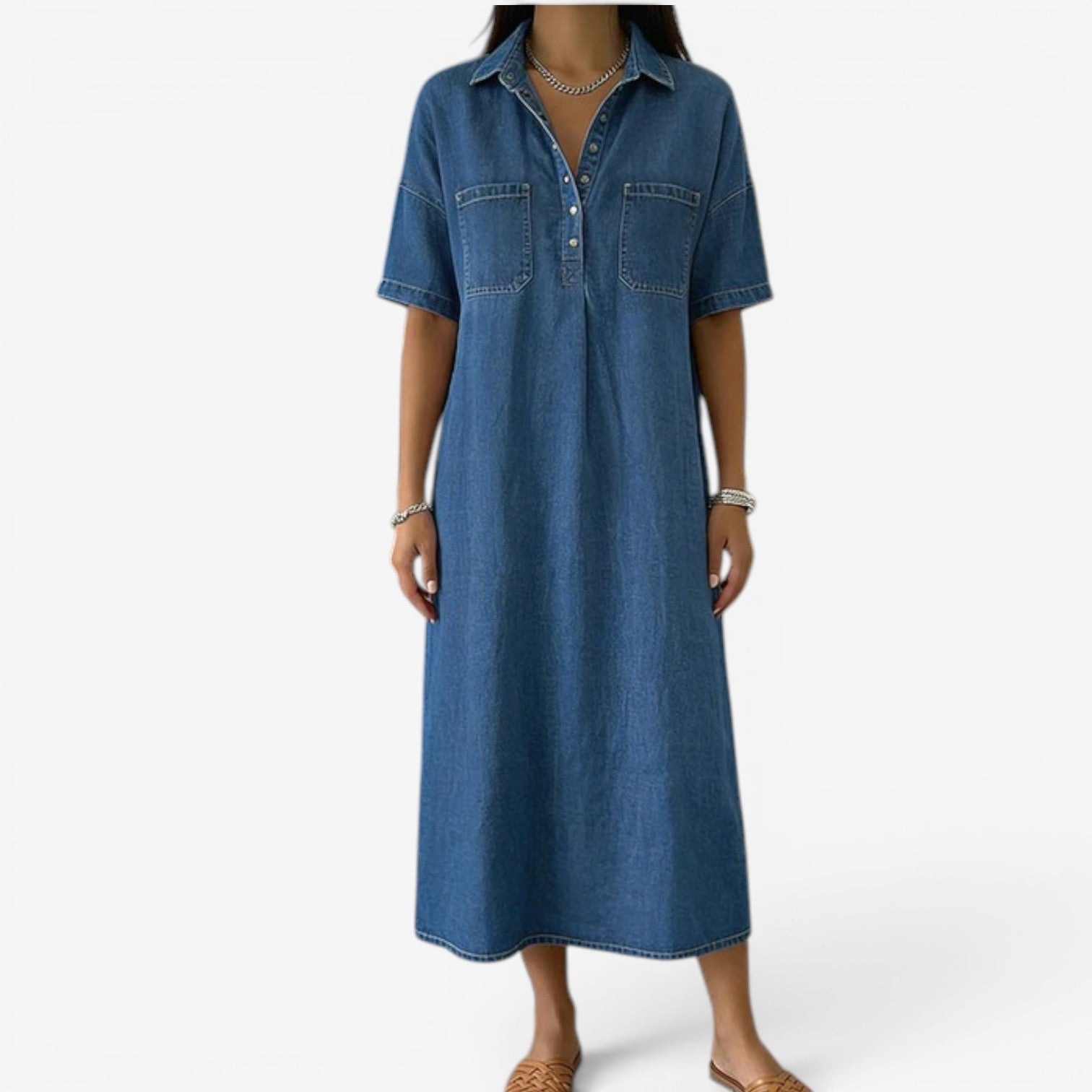 Marfielle™ Abito chemisier in denim
