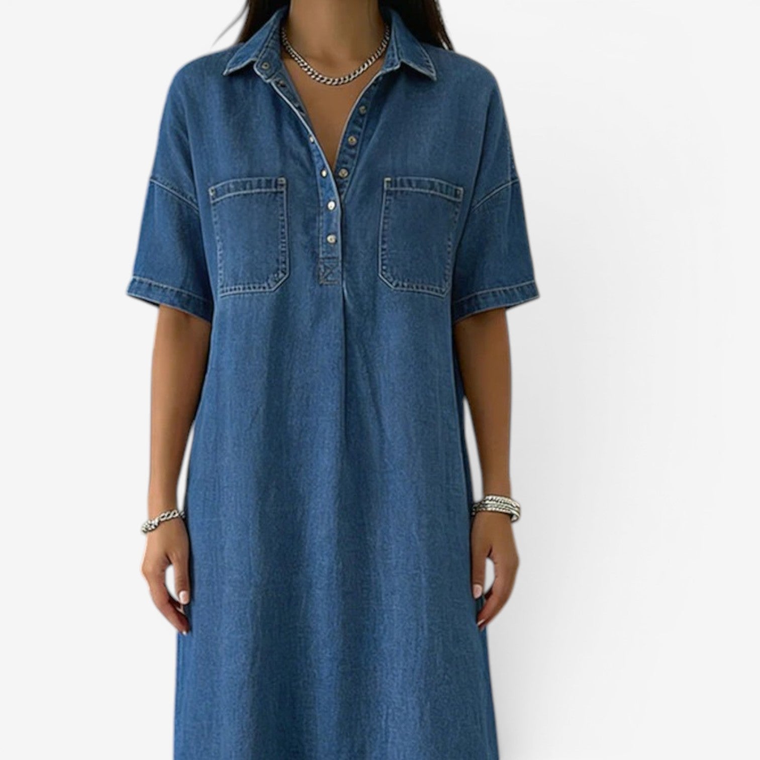 Marfielle™ Abito chemisier in denim