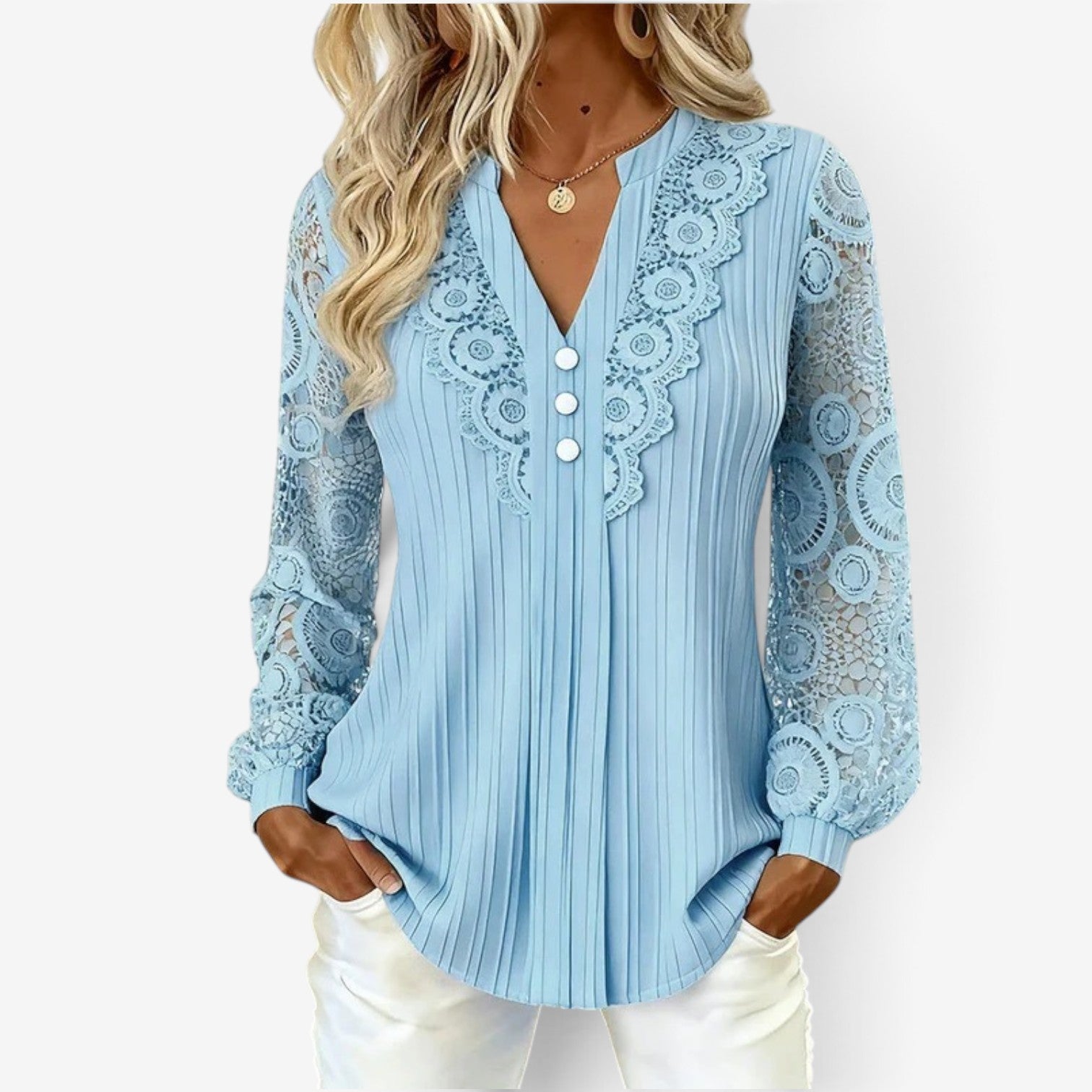 Rhea™ Blusa a maniche lunghe