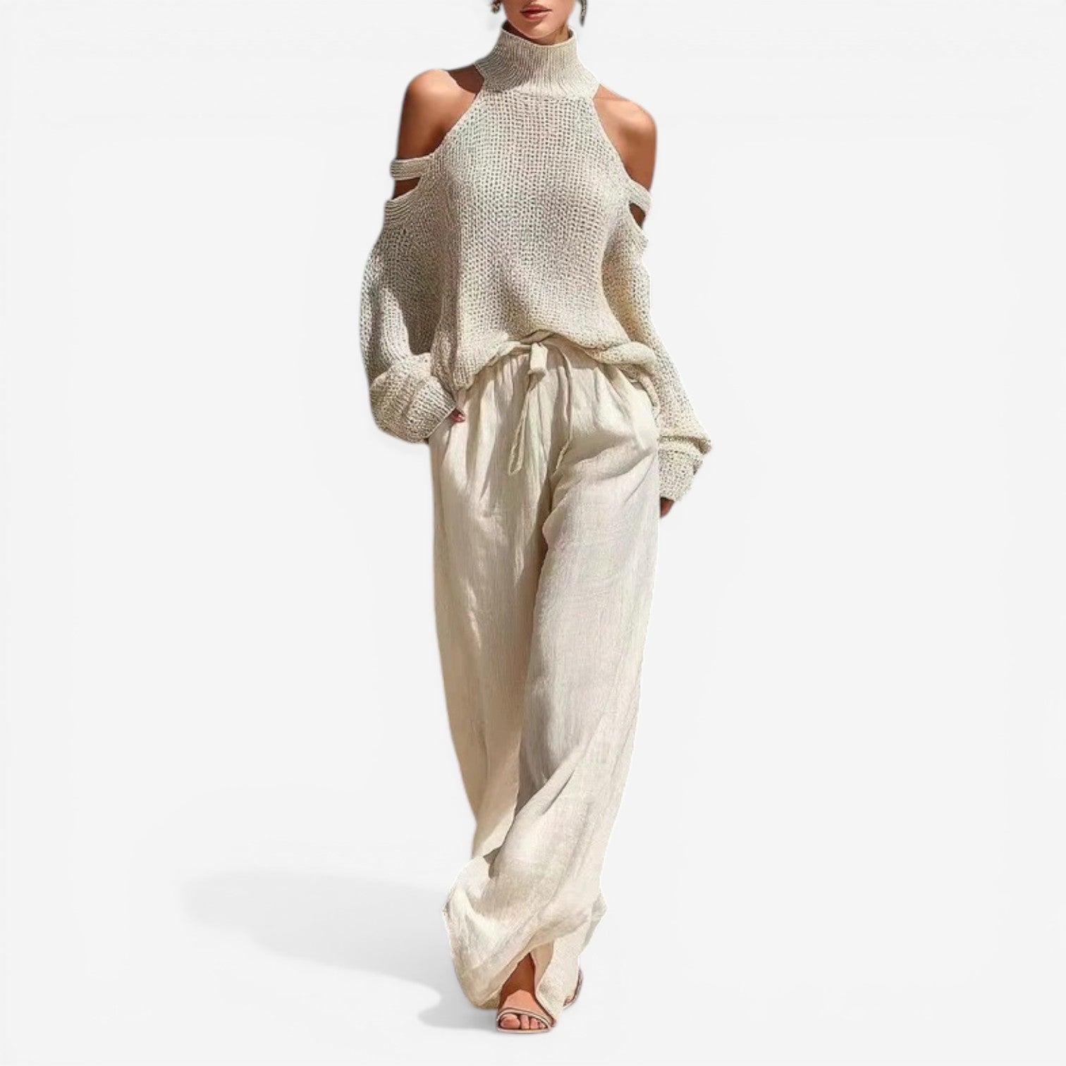 Neri™ Maglia morbida cut-out