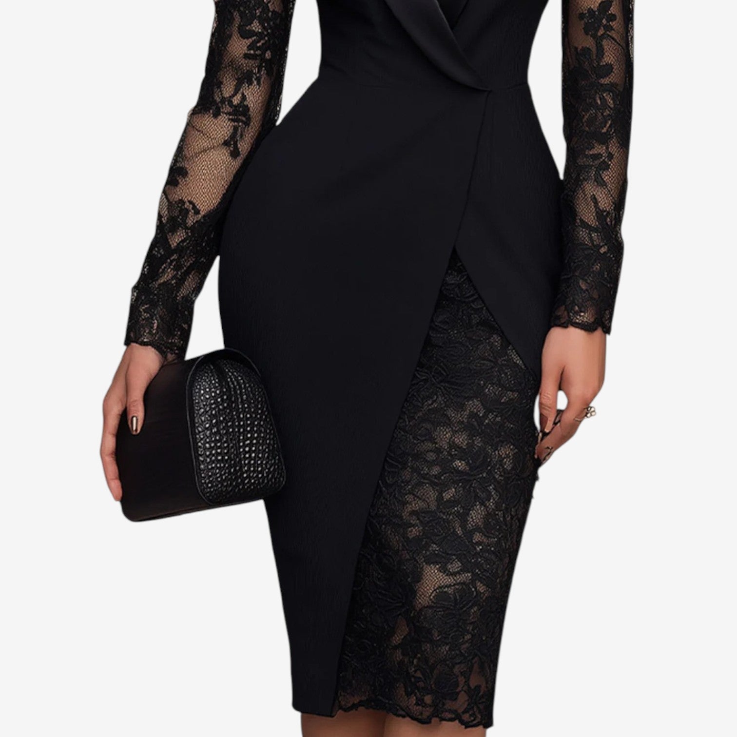 Annabelle™ Abito elegante con pizzo