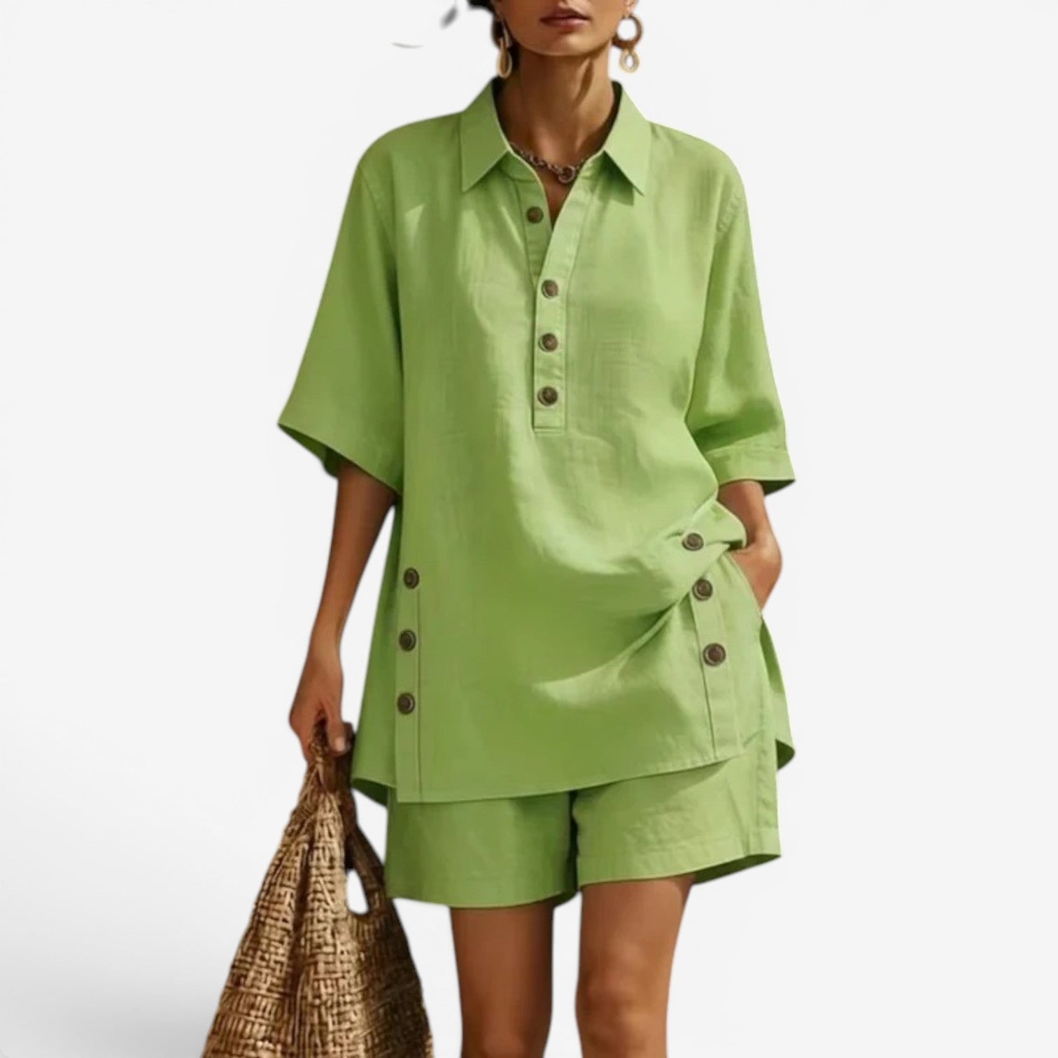 Thalia™ Completo camicia e pantaloncini