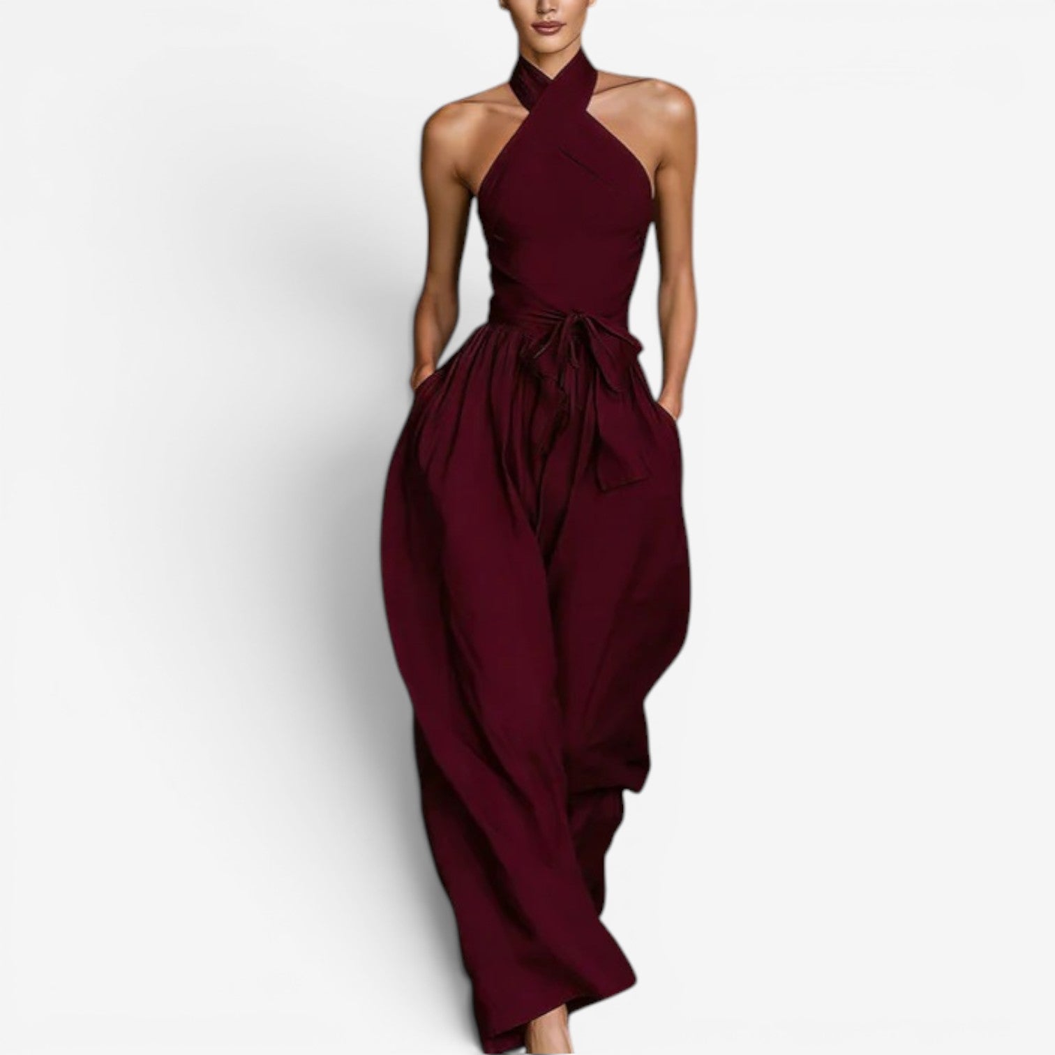 Daine™ Tuta con scollo incrociato