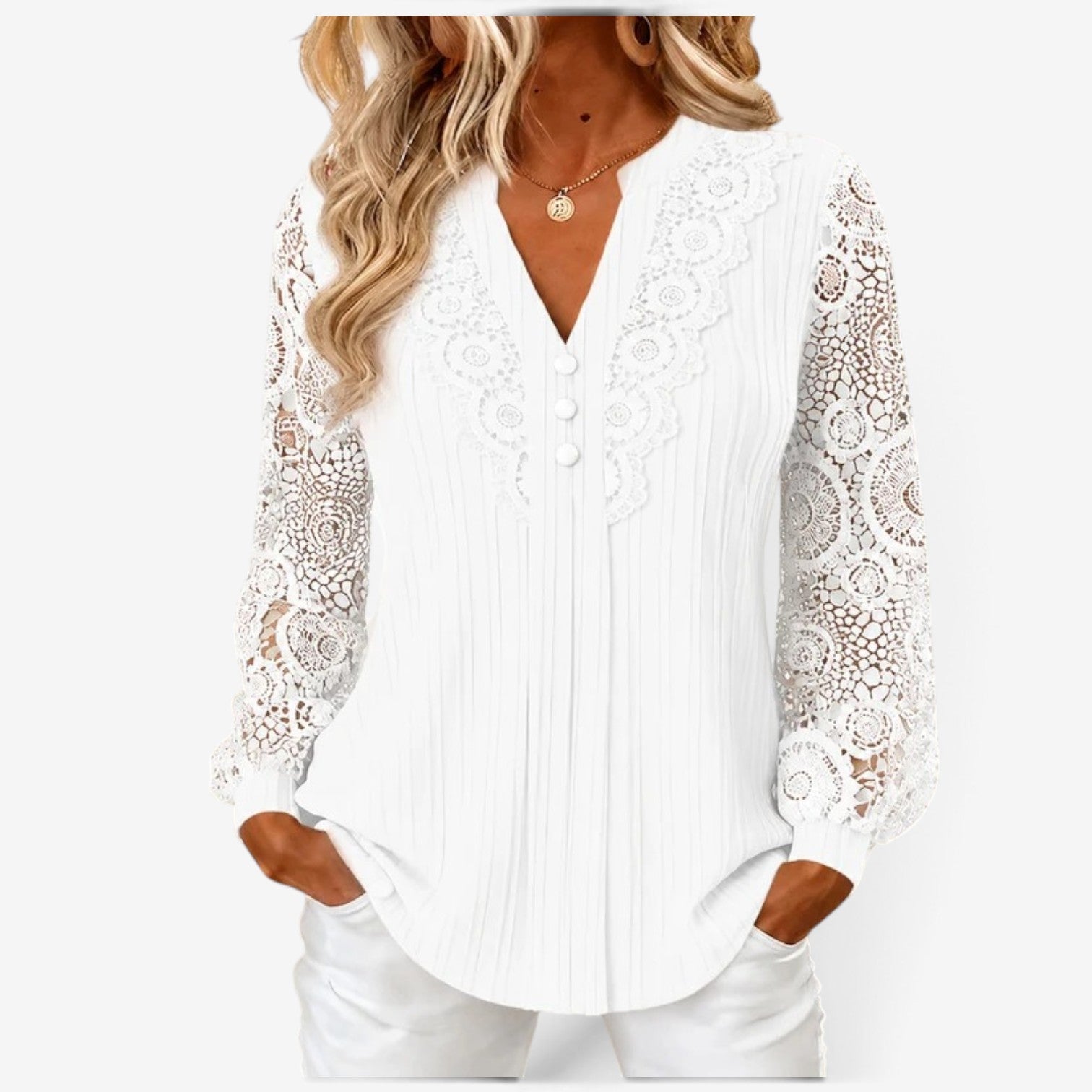Rhea™ Blusa a maniche lunghe