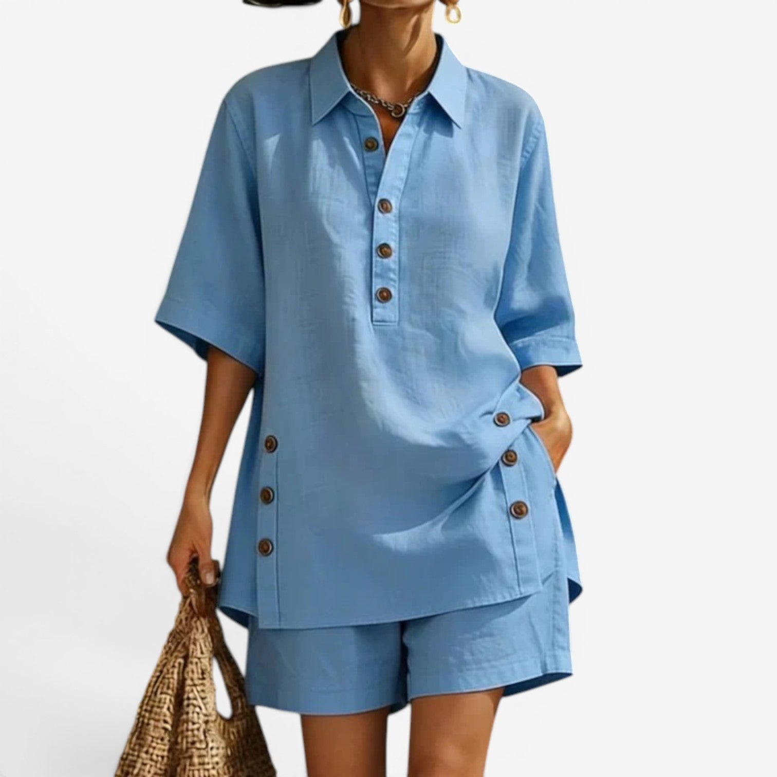 Thalia™ Completo camicia e pantaloncini