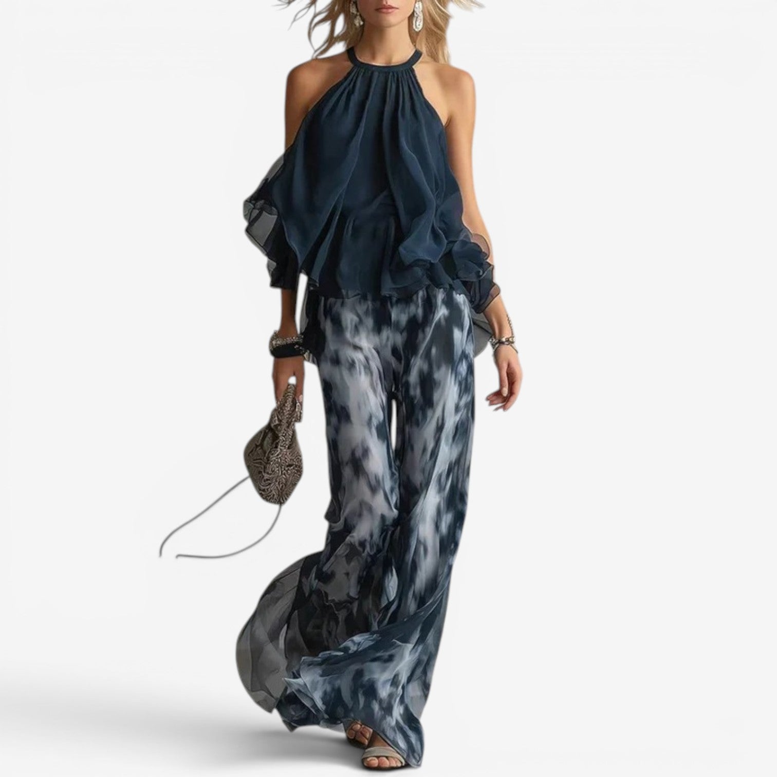 Completo pantaloni con ruches Marianne™