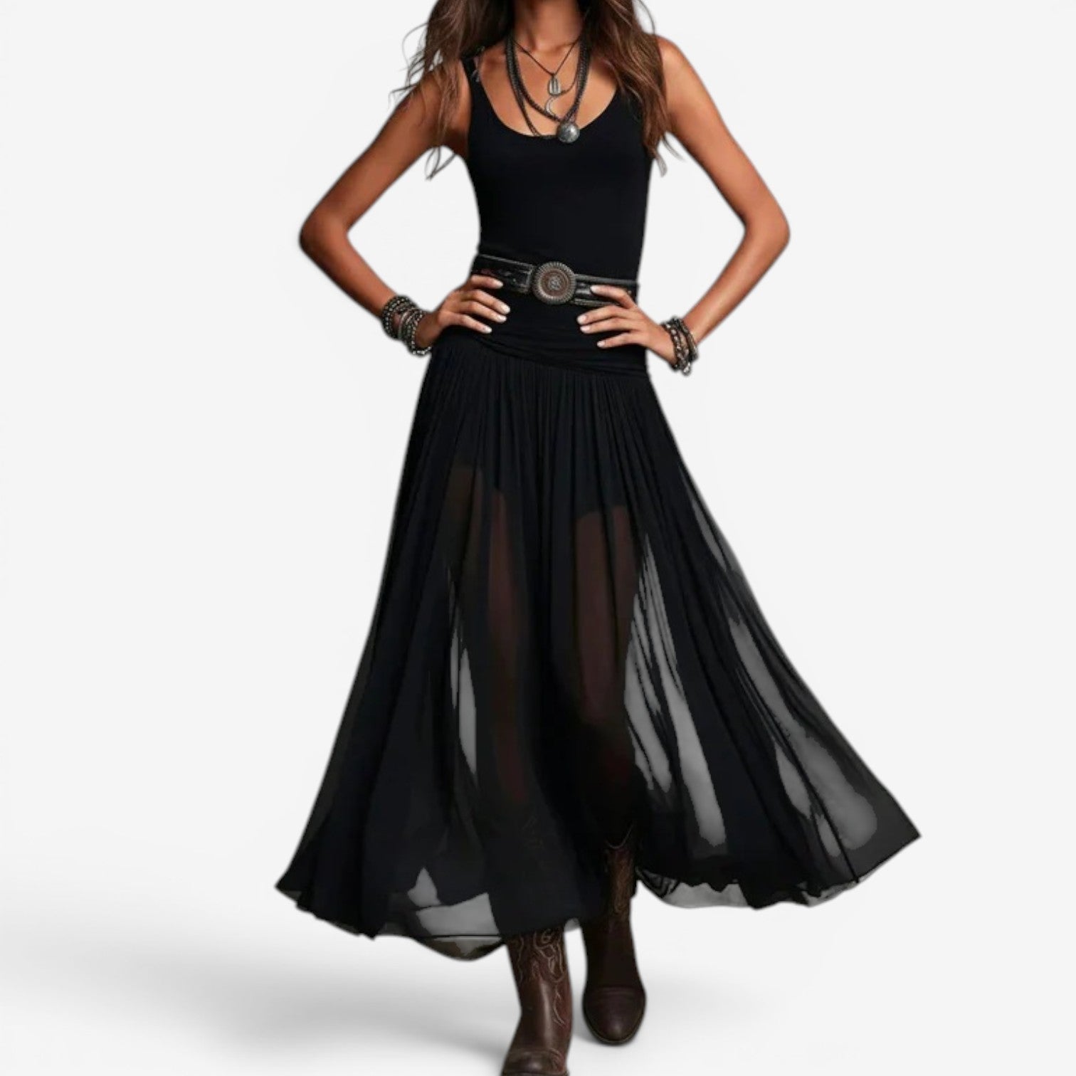 Lilianne™ Abito maxi stile bohémien
