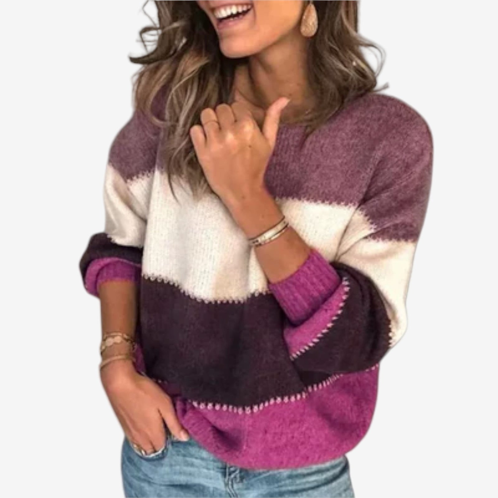 Elisa™ Maglione morbido colorato