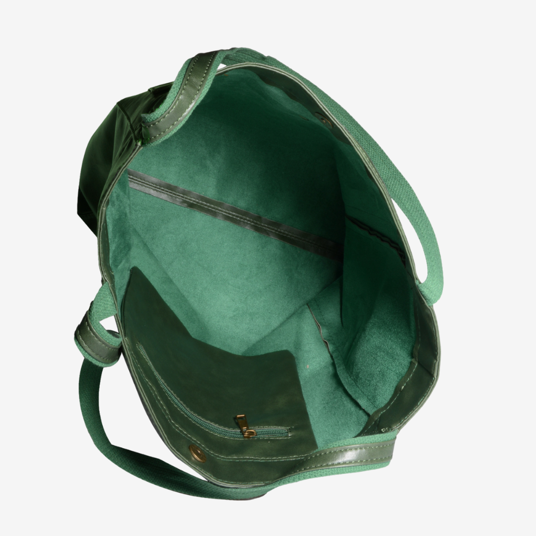Evelyne™ Borsa tote in pelle vintage