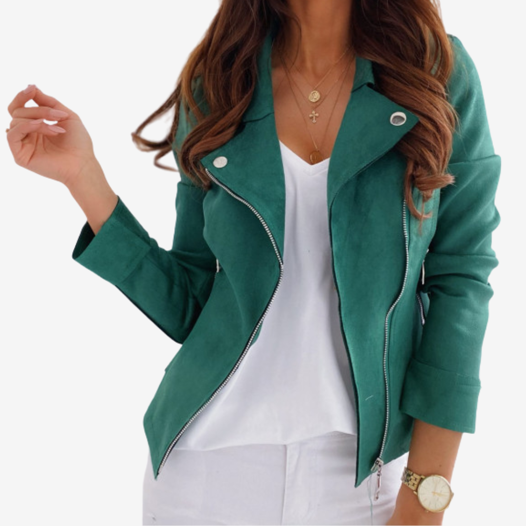 Adoria™ Elegante giacca in pelle