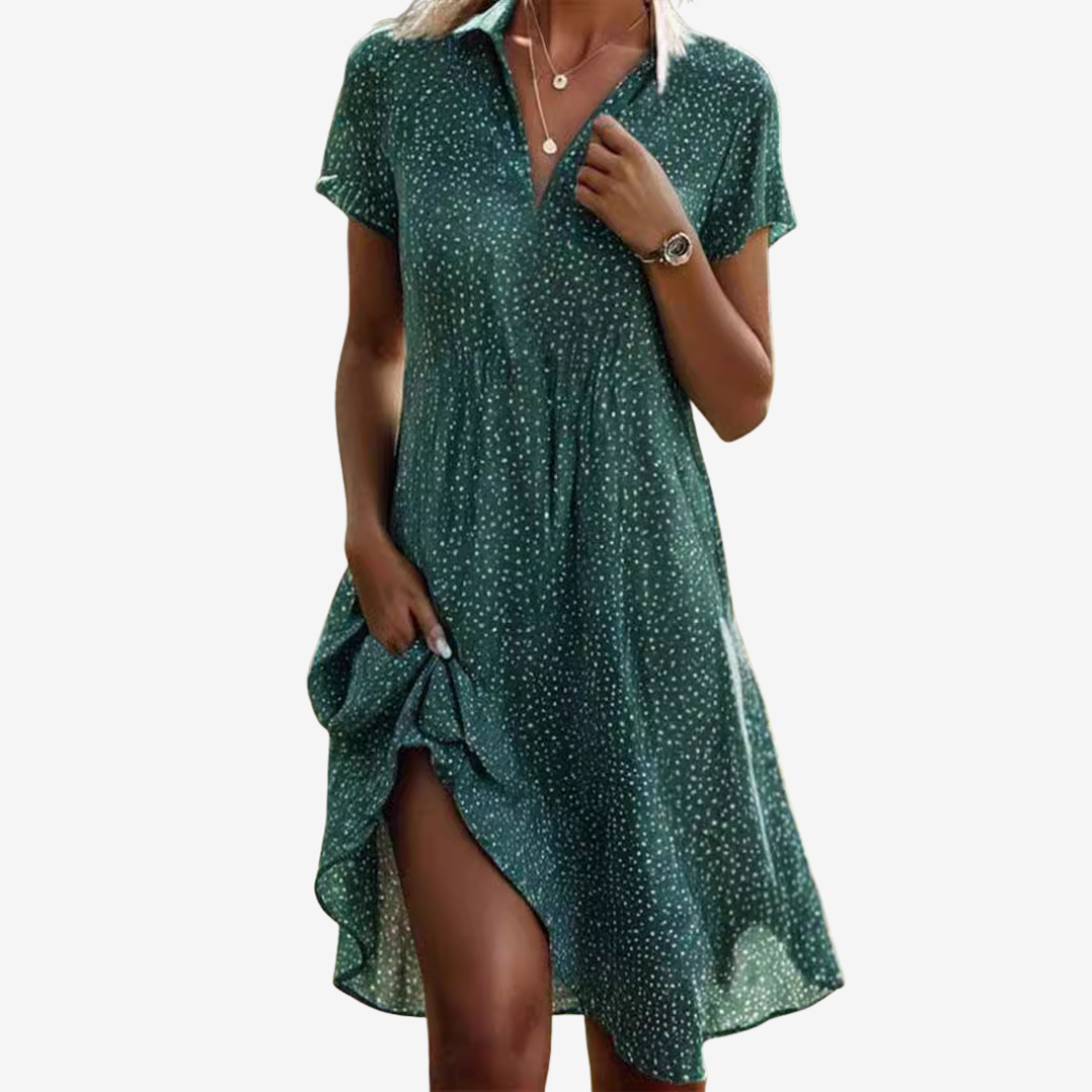 Valérie™ Midi con collo a polo