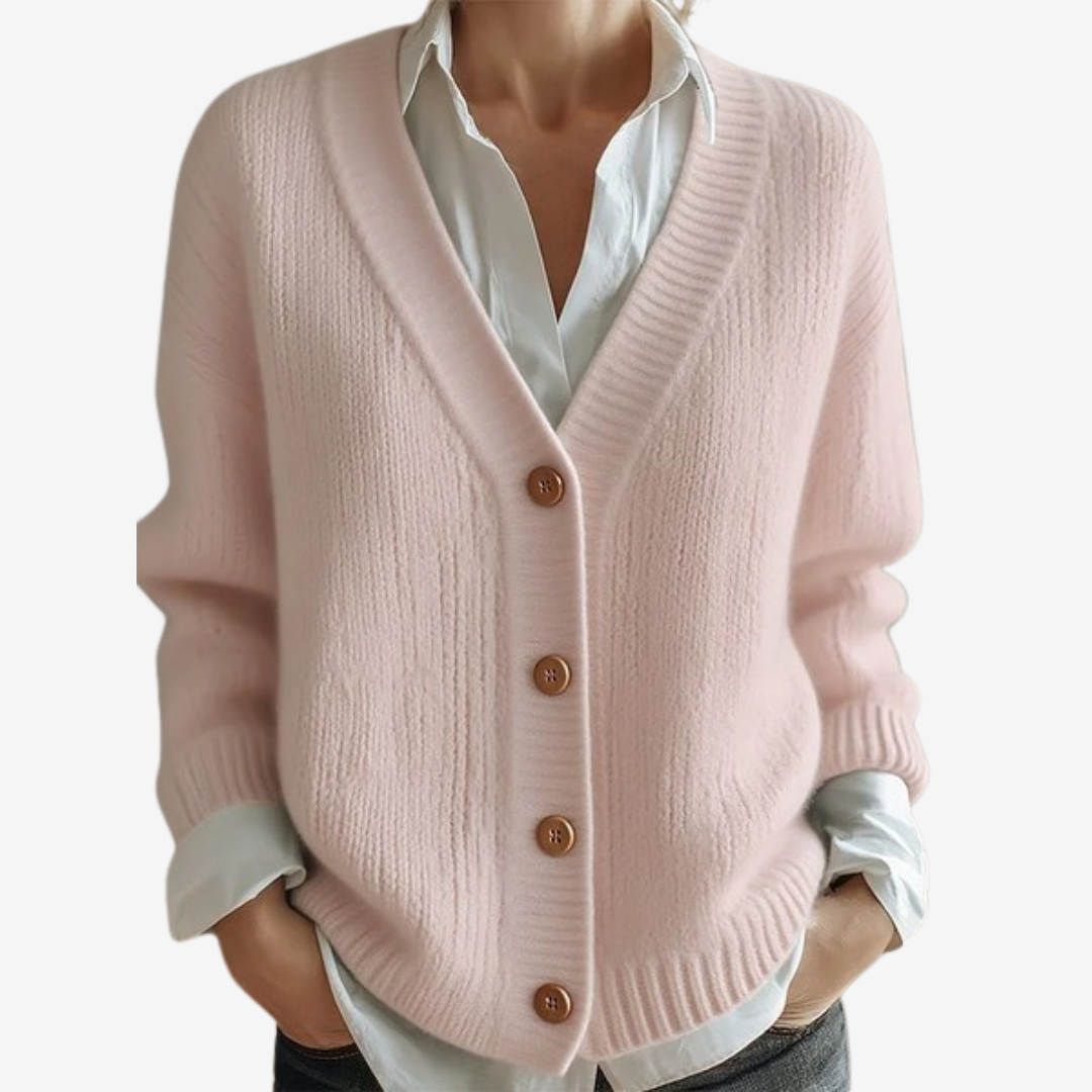 Merlin™ Cardigan morbido con bottoni