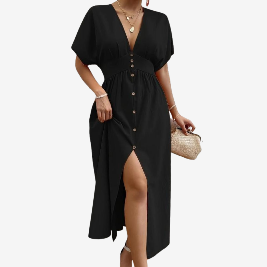 Serena™ Elegante abito con spacco