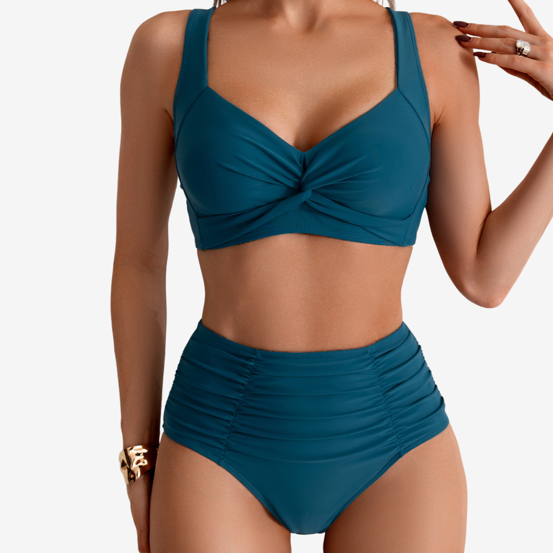 Tiphany™ Bikini con scollo a V intrecciato