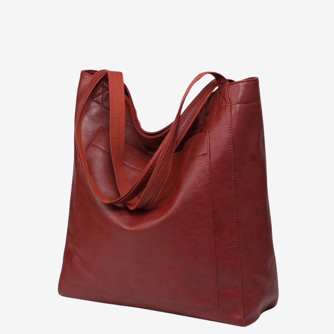 Evelyne™ Borsa tote in pelle vintage
