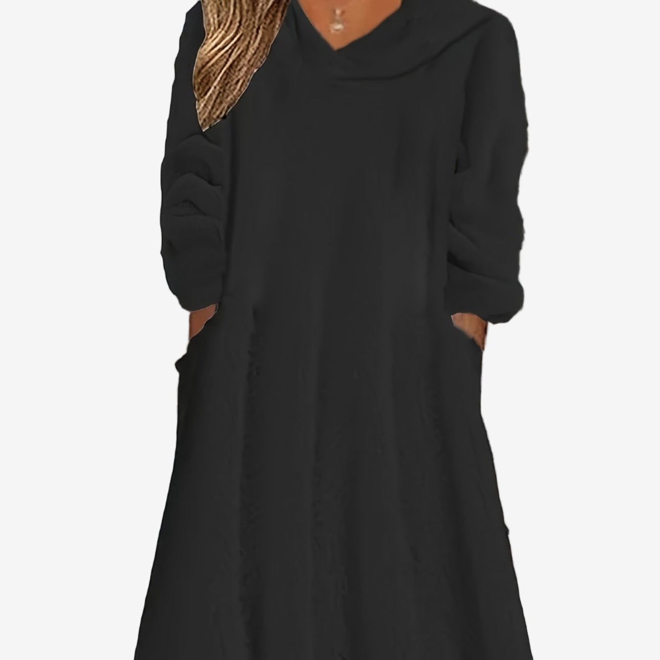 Layla™ Abito in maglia con cappuccio