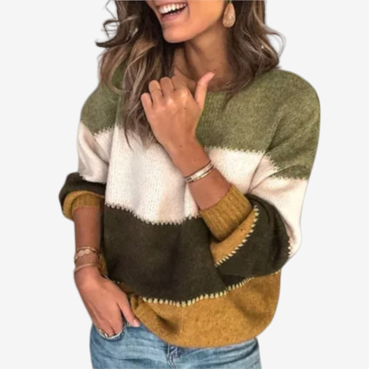 Elisa™ Maglione morbido colorato