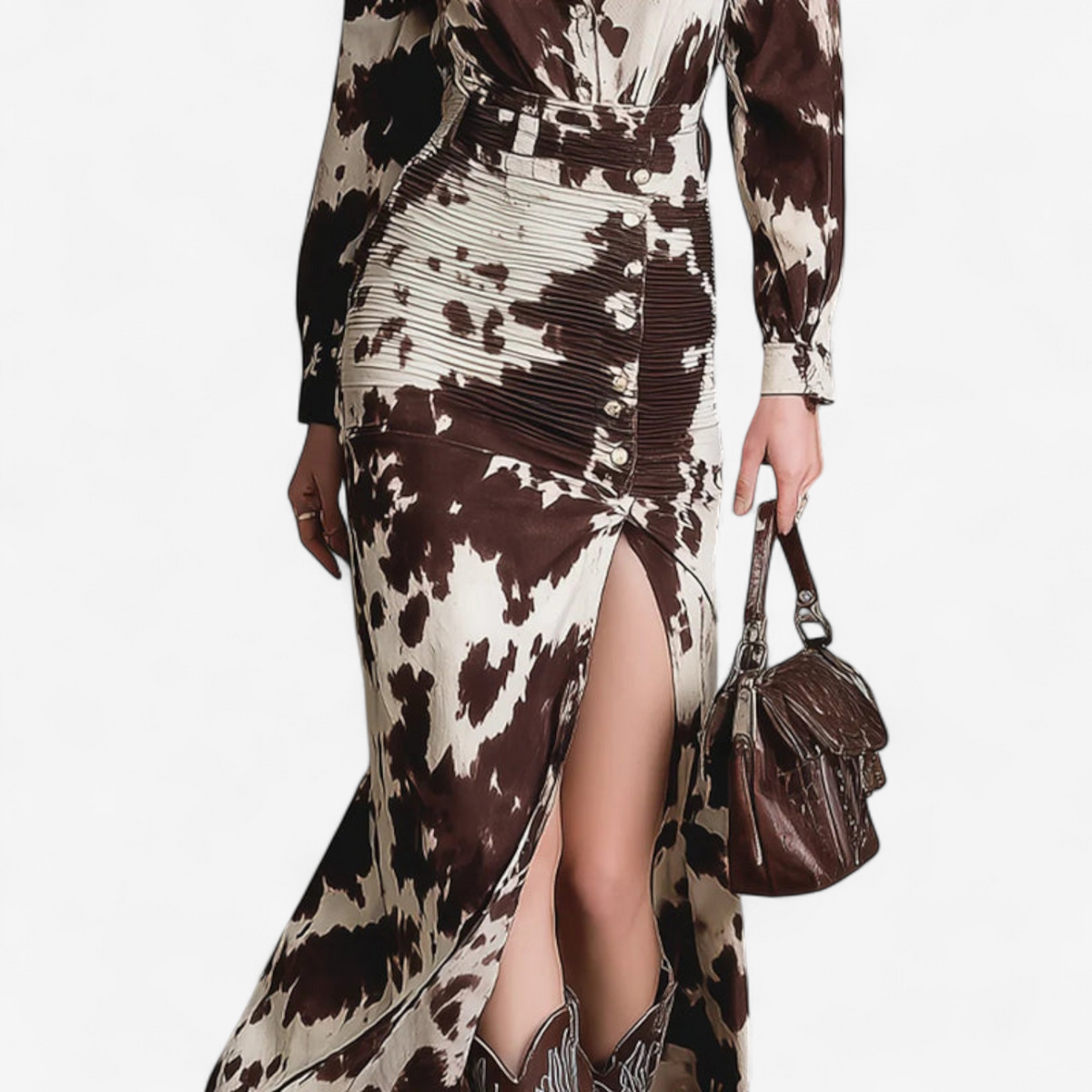 Dolores™ Elegante abito stampato 